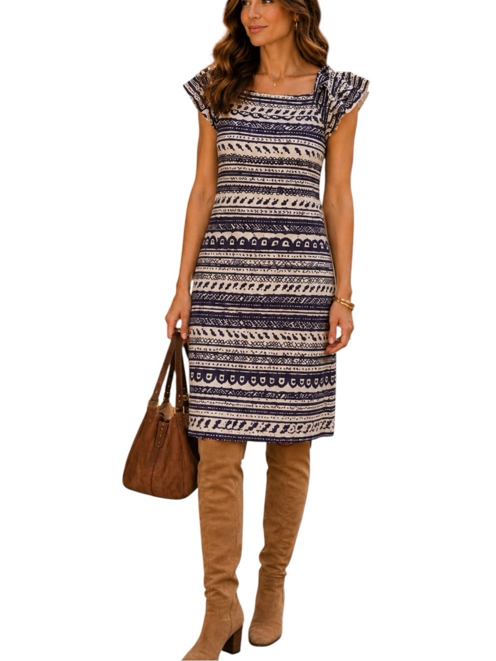 Cynthia Rowley | Tribal Ethnic stripe Dress EUC